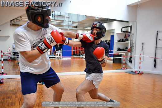 2019-05-29 Milano - pound4pound boxe gym 2385 Alessandro Guatieri vs Daniele Bonelli